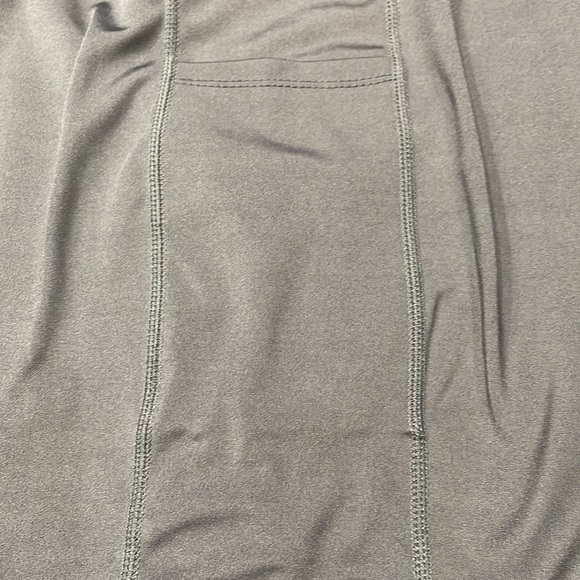 2 pairs Inseam High Waist Yoga Shorts Compression Exercise w Pockets 2XL NH13 - Picture 5 of 9